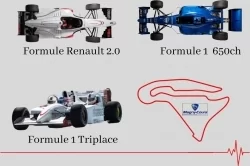 Multipack: FR2.0+F1+F1-Dreisitzer : Circuit GP de Magny-Cours, Nevers (F)